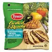 Tyson Grilled Ready Frozen Fully Cooked Chicken Breast Strips Review Outnumbered 3 To 1
