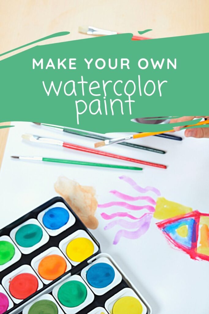learn how to make your own DIY Watercolor Paint
