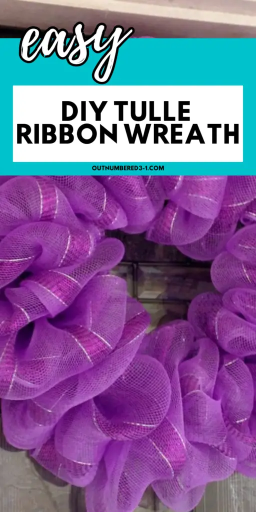 tulle ribbon wreath