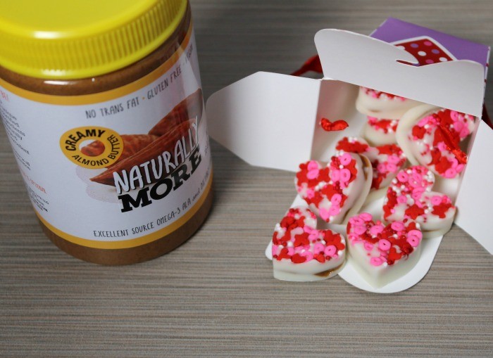 White Chocolate & Almond Butter Valentine's Hearts