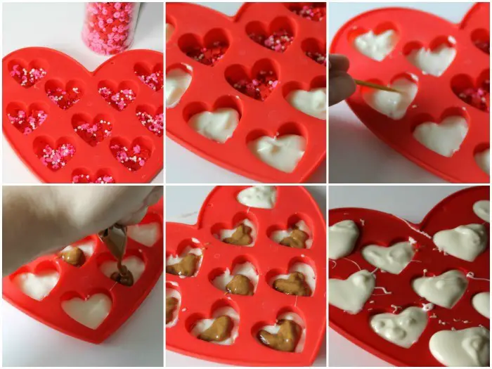 How to Make White Chocolate & Almond Butter Valentine's Hearts