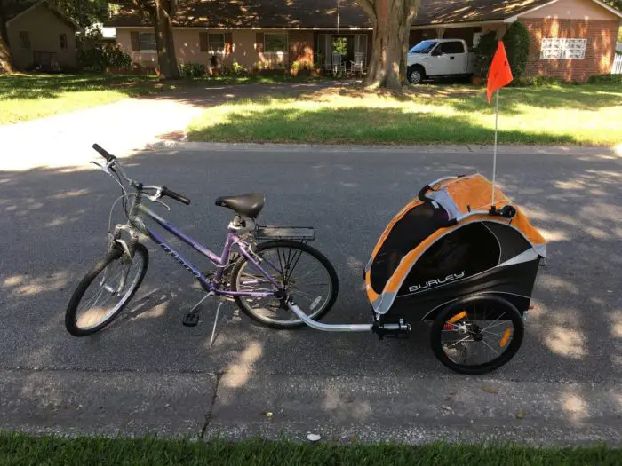 The Burley D?Lite is a Top-of-the-Line Bike Trailer For Kids