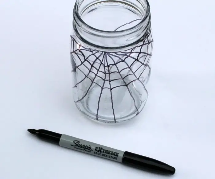 Spider Web Mason Jars