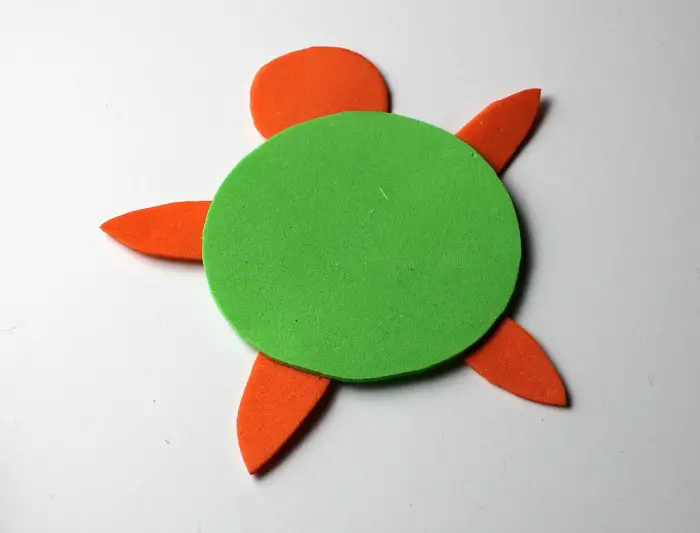 Turtle Magnet Preschool Craft