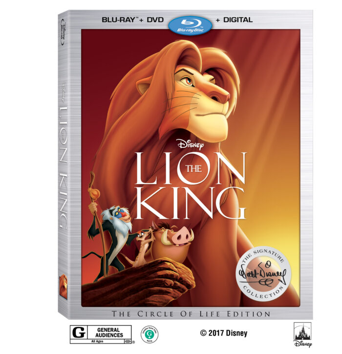 Disney's The Lion King on Blu-ray August 29th