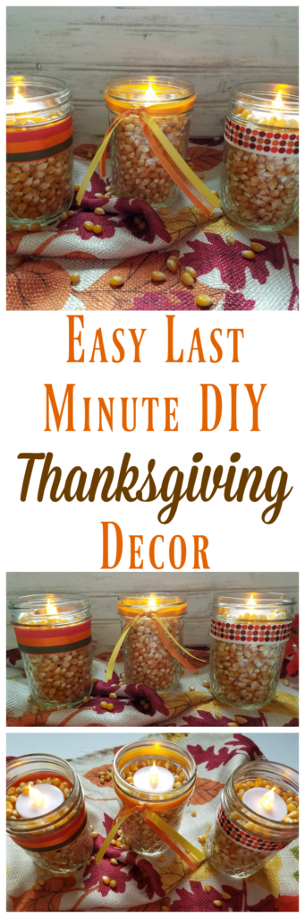 Easy Last Minute DIY Thanksgiving Decor