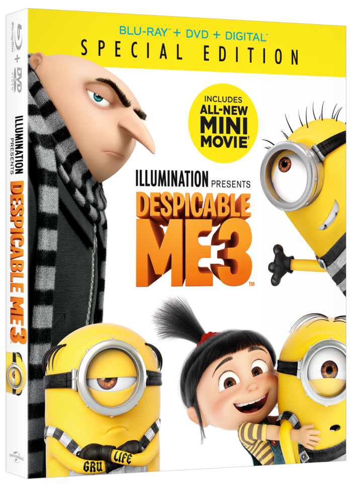 Despicable Me 3 on Blu-ray Combo Pack