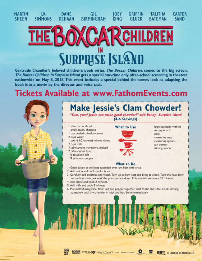NEW Animated Feature The Boxcar Children ? Surprise Island in Theaters May 8th + Giveaway