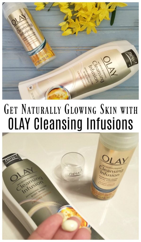 Get Naturally Glowing Skin with Olay Cleansing Infusions