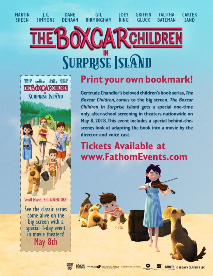 NEW Animated Feature The Boxcar Children ? Surprise Island in Theaters May 8th + Giveaway