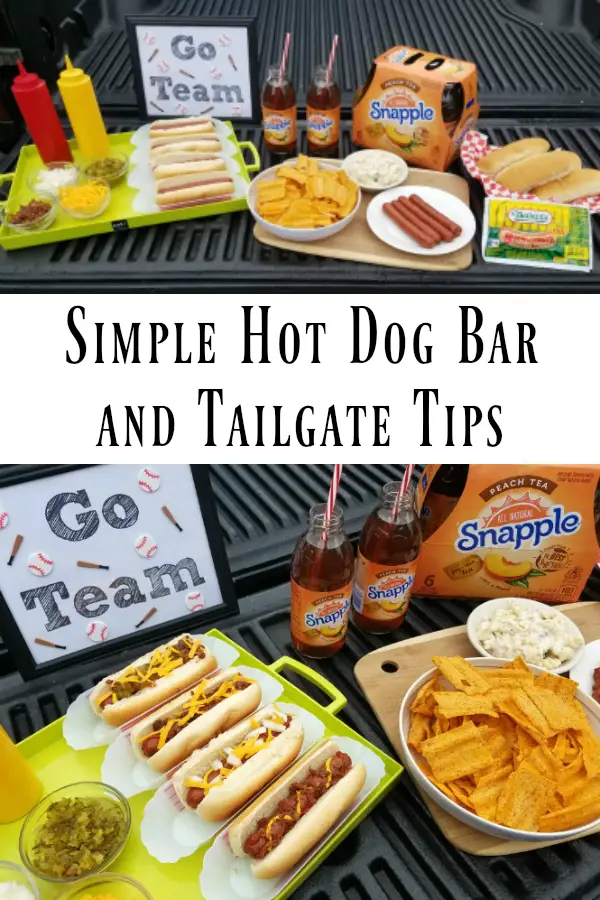 Hot Dog Bar Tailgate Checklist