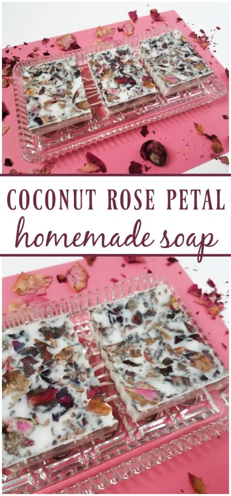 Coconut Rose Petal Soap