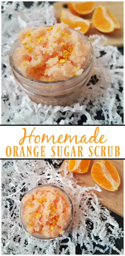 Homemade Orange Sugar Scrub