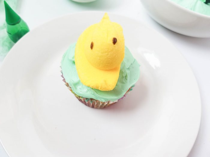 Easter Nest Cupcakes with Peeps