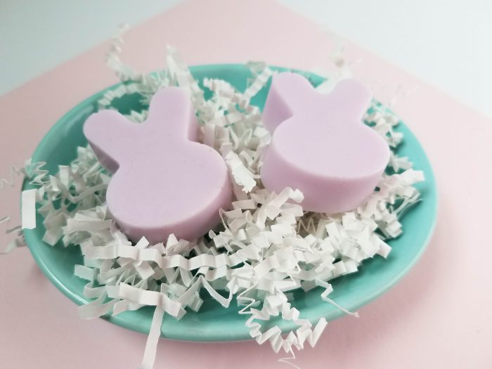 Simple Homemade Bunny Soaps
