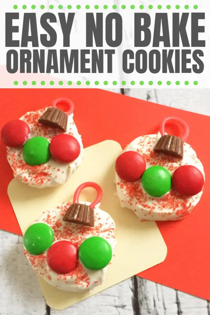 Easy No Bake Ornament Cookies