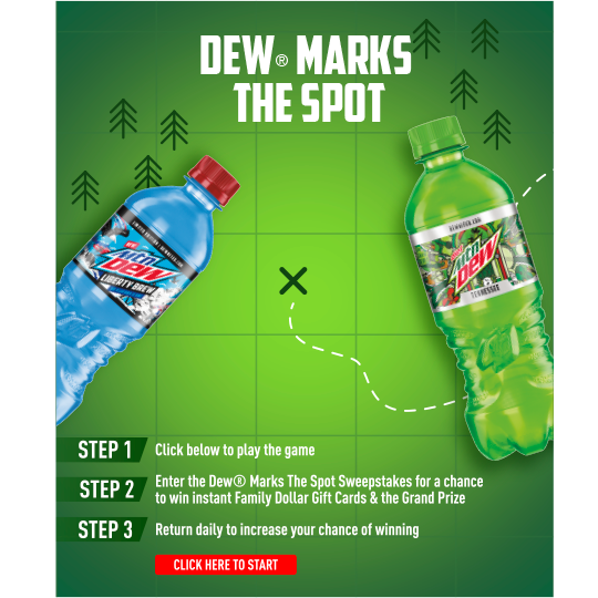 DEW Marks the Spot