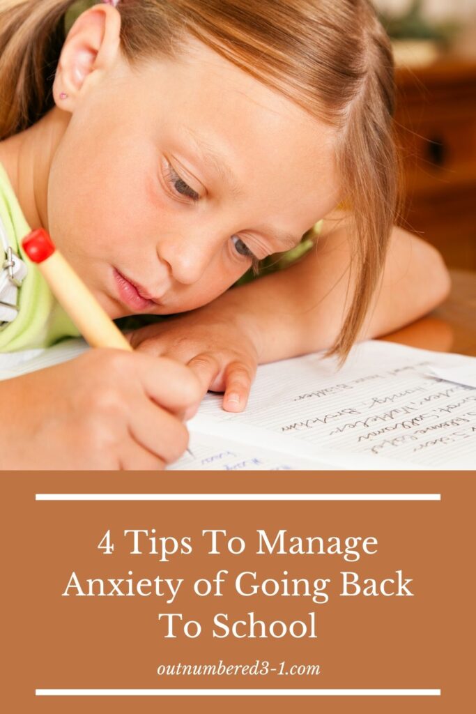 4 Tips To Manage Anxiety of Going Back To School