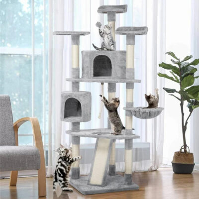 As a cat parent, it's important to provide attention to your cat, and also supply them with toys and a comfortable place to relax, where they can feel secure. I'm sharing this Topeakmart cat tree review as a great addition to your home, that your cat will love! 