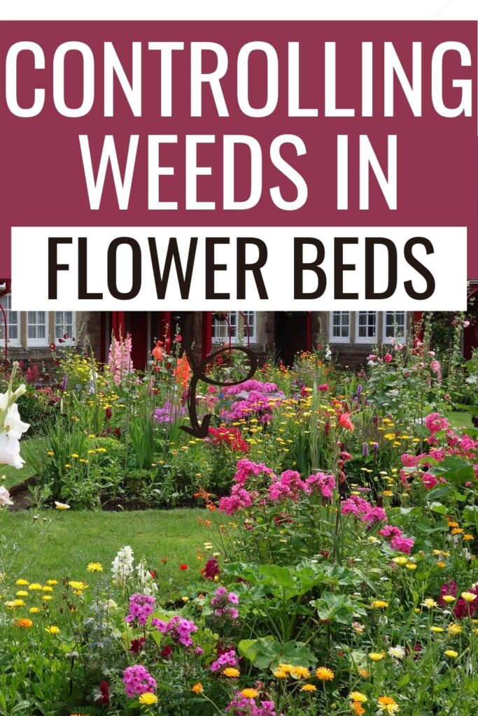 Weeding can be made much simpler by implementing a few work-saving methods of weed control for flower beds