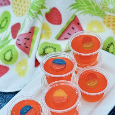 This watermelon jolly rancher jello shot recipe is super easy, and tastes just amazing!